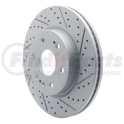 Dynamic Friction Company 830-47080R Geoperformance Rotor - Drilled and Slotted