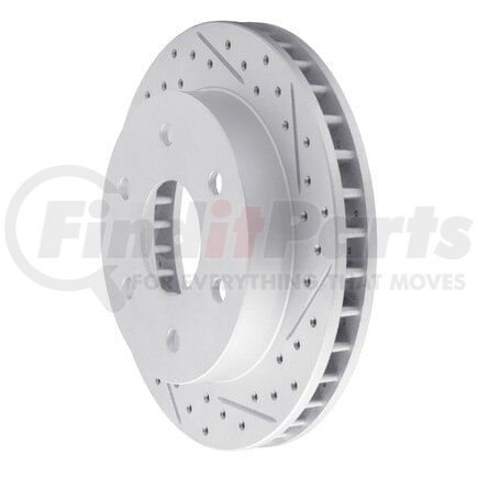 Dynamic Friction Company 830-48008R Geoperformance Rotor - Drilled and Slotted