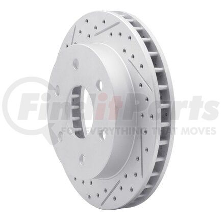 Dynamic Friction Company 830-48008L Geoperformance Rotor - Drilled and Slotted