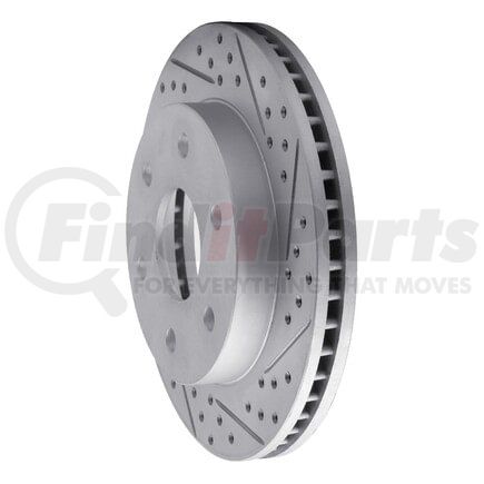 Dynamic Friction Company 830-48036R Geoperformance Rotor - Drilled and Slotted