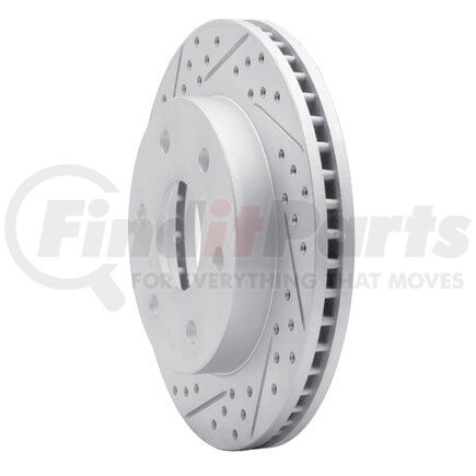 Dynamic Friction Company 830-48036L Geoperformance Rotor - Drilled and Slotted