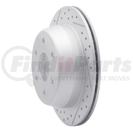 Dynamic Friction Company 830-48037L Geoperformance Rotor - Drilled and Slotted