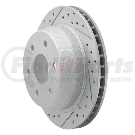 Dynamic Friction Company 830-48041L Geoperformance Rotor - Drilled and Slotted