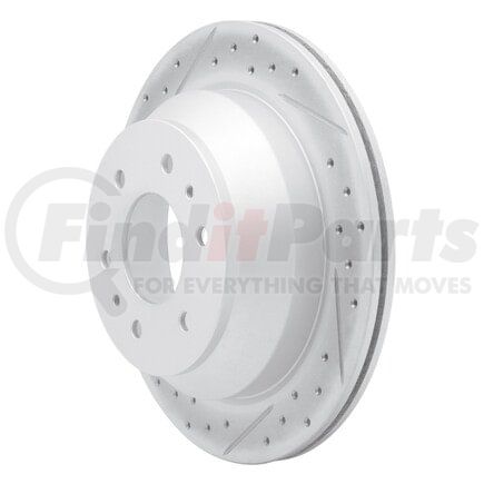 Dynamic Friction Company 830-48045L Geoperformance Rotor - Drilled and Slotted