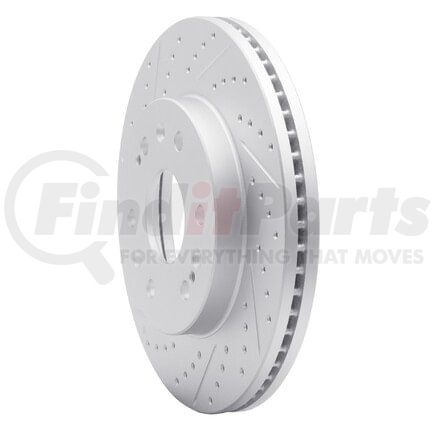 Dynamic Friction Company 830-48050R Geoperformance Rotor - Drilled and Slotted