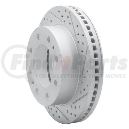 Dynamic Friction Company 830-48051R Geoperformance Rotor - Drilled and Slotted