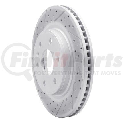 Dynamic Friction Company 830-48054L Geoperformance Rotor - Drilled and Slotted