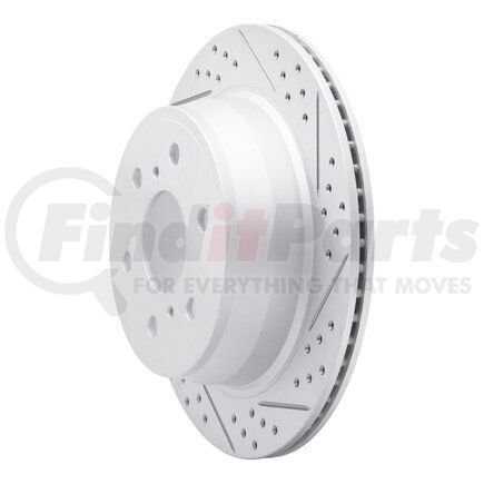 Dynamic Friction Company 830-48053R Geoperformance Rotor - Drilled and Slotted