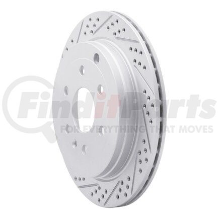Dynamic Friction Company 830-48055L Geoperformance Rotor - Drilled and Slotted
