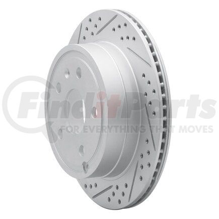 Dynamic Friction Company 830-48058L Geoperformance Rotor - Drilled and Slotted