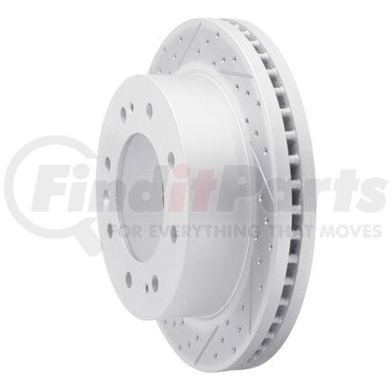 Dynamic Friction Company 830-48059L Geoperformance Rotor - Drilled and Slotted