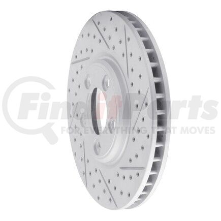 Dynamic Friction Company 830-54044R Geoperformance Rotor - Drilled and Slotted