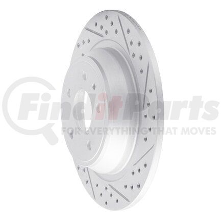 Dynamic Friction Company 830-54068R Geoperformance Rotor - Drilled and Slotted