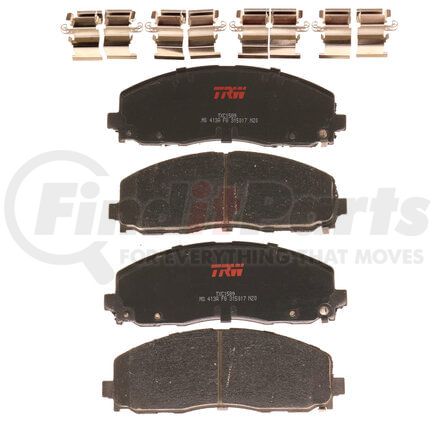 TRW TXC1589 TRW PREMIUM BRAKING - CERAMIC BRAKE PAD SET - TXC1589