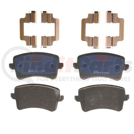 TRW TXD1386 Disc Brake Pad Set - New, Rear, Semi-Metallic, Use For 2013-2016 Audi Q5