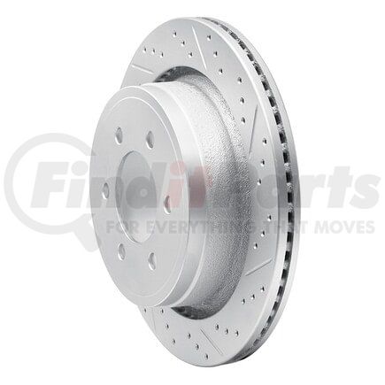 Dynamic Friction Company 830-54220R Geoperformance Rotor - Drilled and Slotted