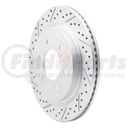 Dynamic Friction Company 830-54267L Geoperformance Rotor - Drilled and Slotted