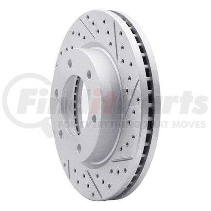 Dynamic Friction Company 830-54275R Geoperformance Rotor - Drilled and Slotted