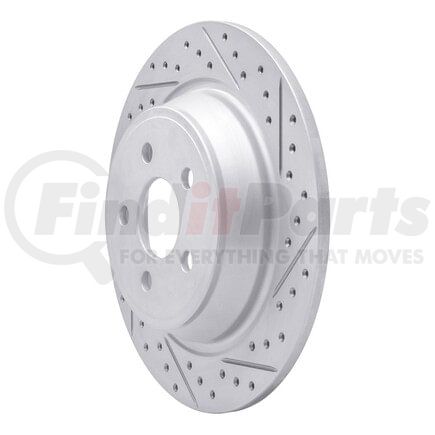 Dynamic Friction Company 830-55005R Geoperformance Rotor - Drilled and Slotted