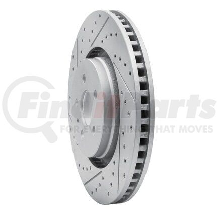 Dynamic Friction Company 830-55006L Geoperformance Rotor - Drilled and Slotted