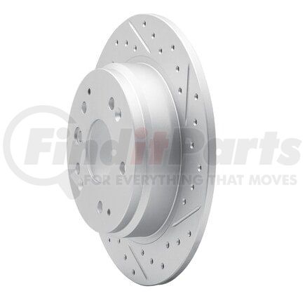 Dynamic Friction Company 830-58019R Geoperformance Rotor - Drilled and Slotted