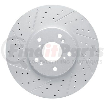 Dynamic Friction Company 830-58020L Geoperformance Rotor - Drilled and Slotted