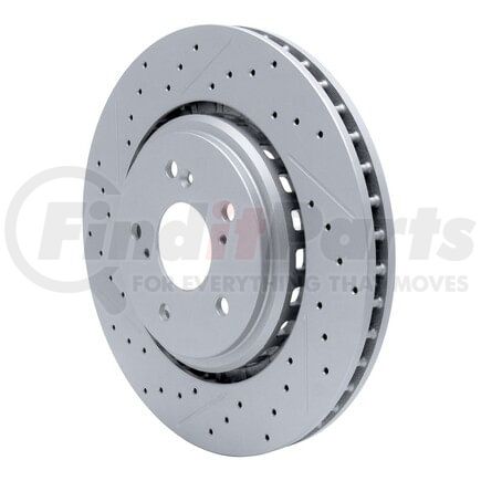 Dynamic Friction Company 830-58026L Geoperformance Rotor - Drilled and Slotted