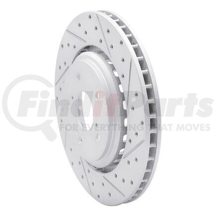 Dynamic Friction Company 830-58026R Geoperformance Rotor - Drilled and Slotted