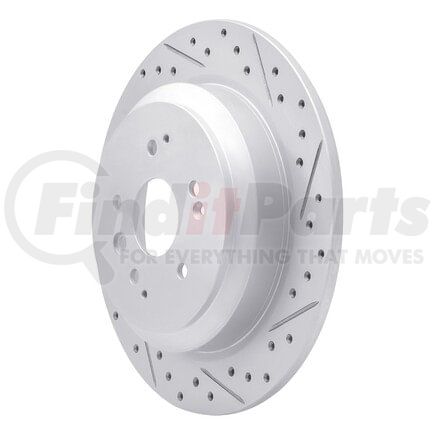 Dynamic Friction Company 830-58028R Geoperformance Rotor - Drilled and Slotted