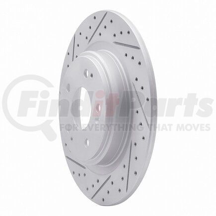 Dynamic Friction Company 830-58030L Geoperformance Rotor - Drilled and Slotted
