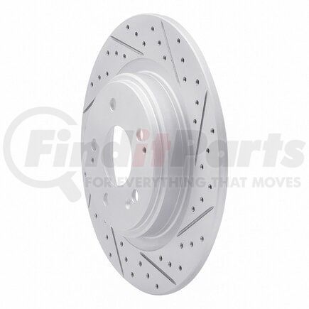 Dynamic Friction Company 830-58030R Geoperformance Rotor - Drilled and Slotted