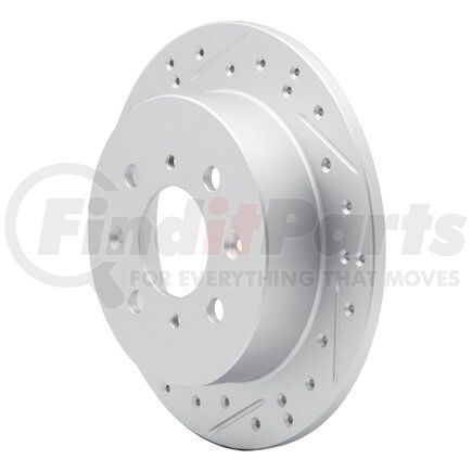 Dynamic Friction Company 830-59014L Geoperformance Rotor - Drilled and Slotted