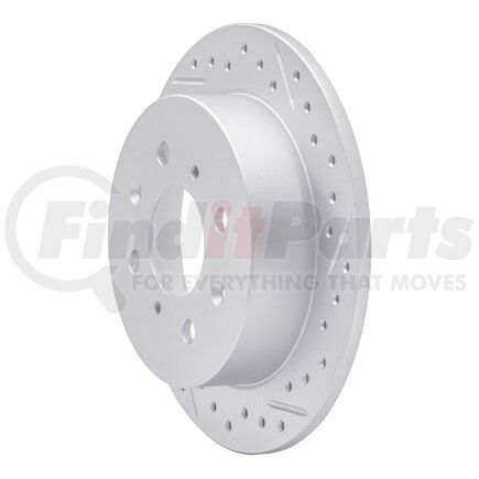 Dynamic Friction Company 830-59014R Geoperformance Rotor - Drilled and Slotted