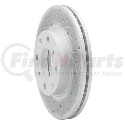Dynamic Friction Company 830-59018L Geoperformance Rotor - Drilled and Slotted