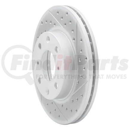 Dynamic Friction Company 830-59018R Geoperformance Rotor - Drilled and Slotted