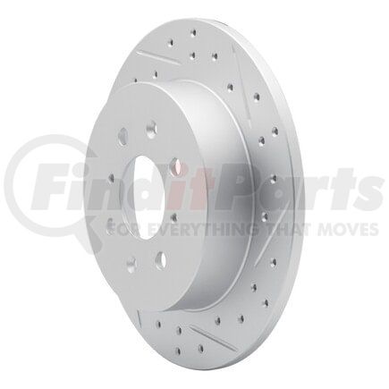 Dynamic Friction Company 830-59031R Geoperformance Rotor - Drilled and Slotted