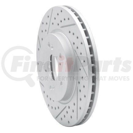 Dynamic Friction Company 830-59055L Geoperformance Rotor - Drilled and Slotted