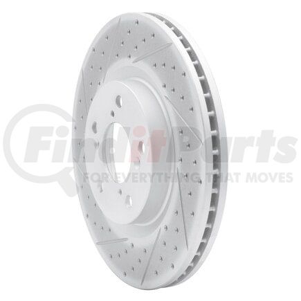 Dynamic Friction Company 830-59056L Geoperformance Rotor - Drilled and Slotted