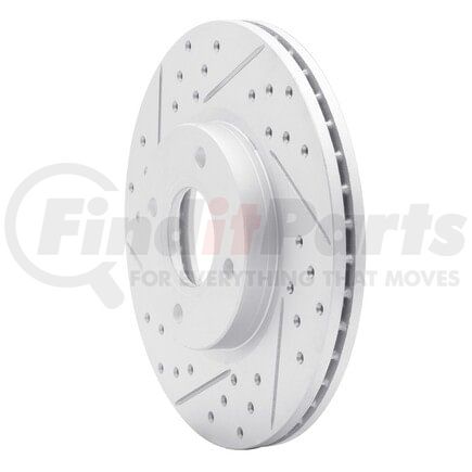 Dynamic Friction Company 830-54075L Geoperformance Rotor - Drilled and Slotted