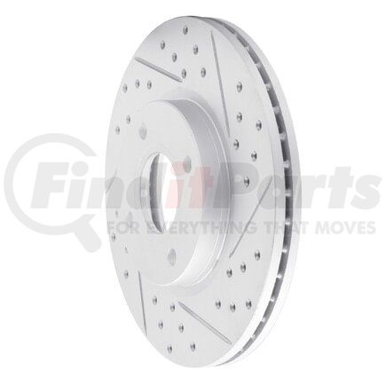 Dynamic Friction Company 830-54075R Geoperformance Rotor - Drilled and Slotted