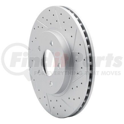 Dynamic Friction Company 830-54193R Geoperformance Rotor - Drilled and Slotted