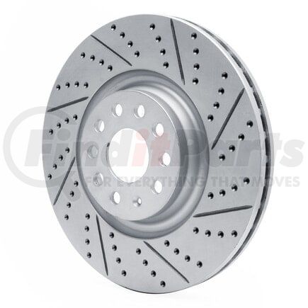 Dynamic Friction Company 830-74034R Geoperformance Rotor - Drilled and Slotted