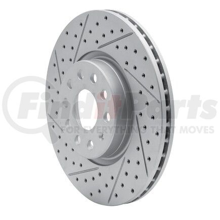 Dynamic Friction Company 830-74053L Geoperformance Rotor - Drilled and Slotted