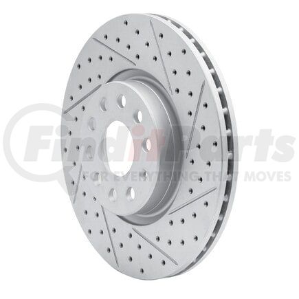 Dynamic Friction Company 830-74053R Geoperformance Rotor - Drilled and Slotted
