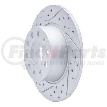 Dynamic Friction Company 830-74059L Geoperformance Rotor - Drilled and Slotted