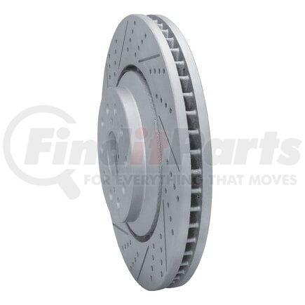 Dynamic Friction Company 830-75019D Geoperformance Rotor - Drilled and Slotted