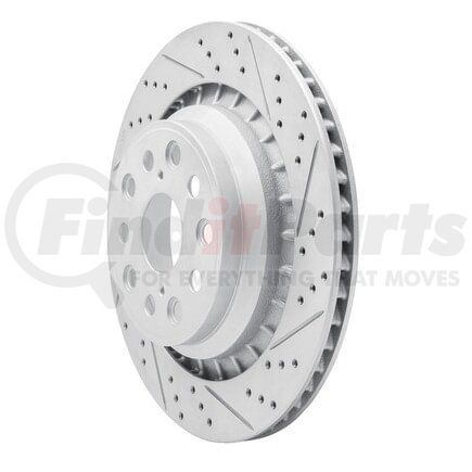 Dynamic Friction Company 830-75022D Geoperformance Rotor - Drilled and Slotted