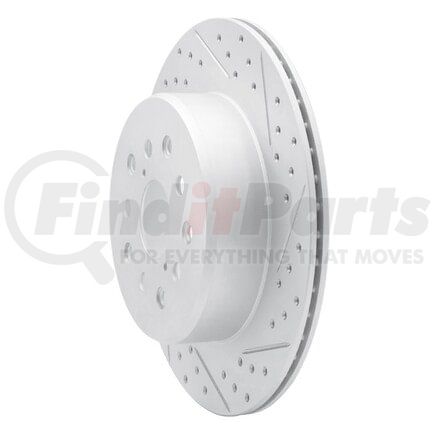 Dynamic Friction Company 830-76064R Geoperformance Rotor - Drilled and Slotted