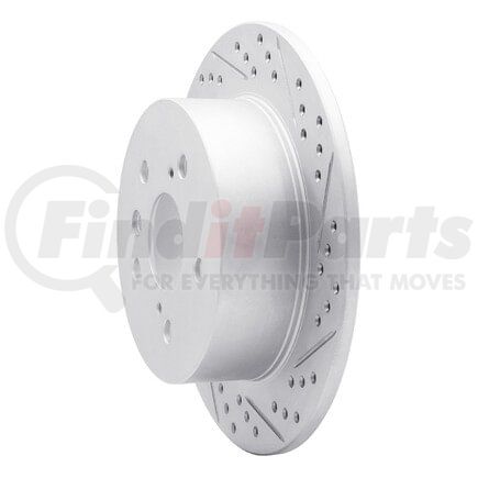 Dynamic Friction Company 830-76079R Geoperformance Rotor - Drilled and Slotted