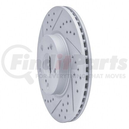 Dynamic Friction Company 830-76081L Geoperformance Rotor - Drilled and Slotted